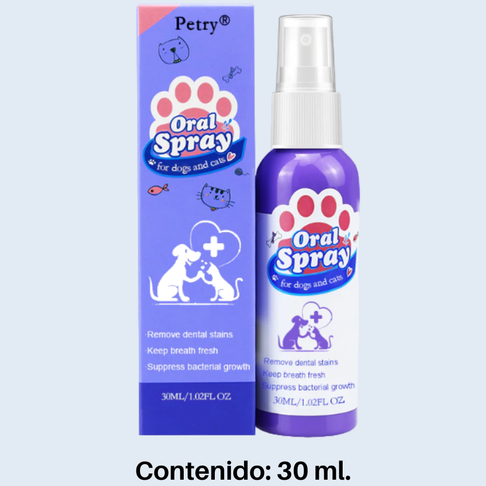 Spray de Limpeza Dentária para Animais