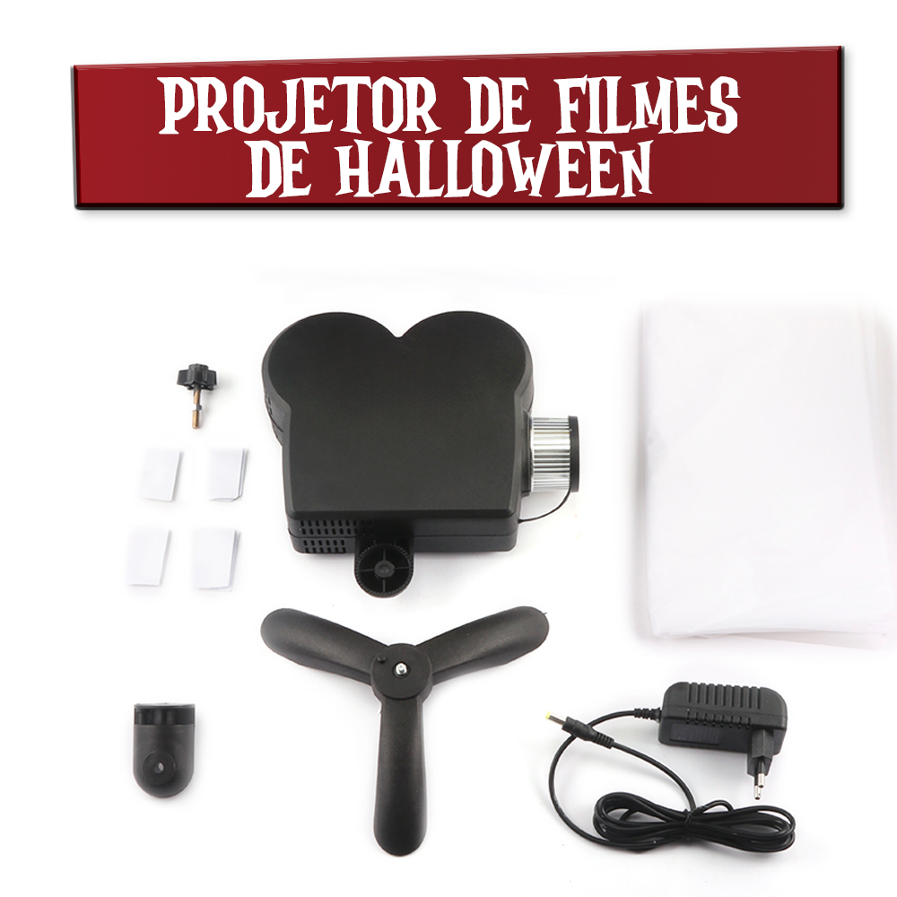 Projetor de filme Halloween