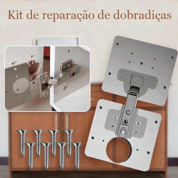Kit de reparação de dobradiças